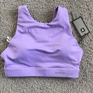 NWT Chestee Ella reversible sports bra size 8